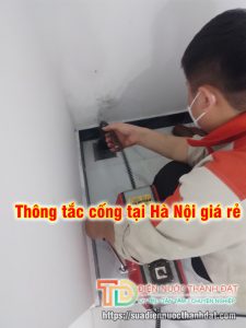 Thông tắc cống ở Hà Nội giá rẻ