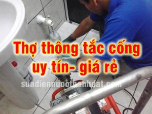 Thông tắc cống giá rẻ