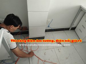 báo giá đi dây điện âm tường