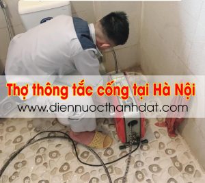 Thợ thông tắc cống giá rẻ tại Hà Nội