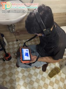 Dịch vụ siêu âm đường ống nước rò rỉ chuyên nghiệp - điện nước Thành Đạt