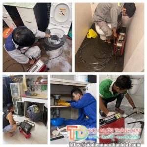 Thông tắc cống, thông bồn cầu nghẹt giá rẻ