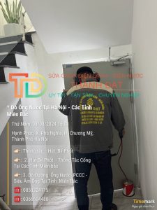 Siêu âm nước rò rỉ, dò đường ống nước ở Chương Mỹ, Hà Nội