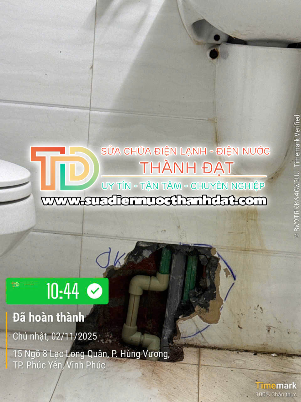 Sửa Chữa Rò Rỉ Nước Ở Phúc Yên, Vĩnh Phúc – Phát Hiện Nhanh, Sửa Triệt Để, Giá Rẻ Uy Tín