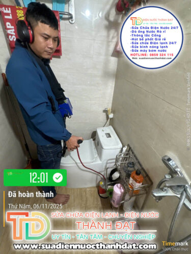 Dịch vụ dò tìm sửa chữa rò rỉ nước Thành Đạt