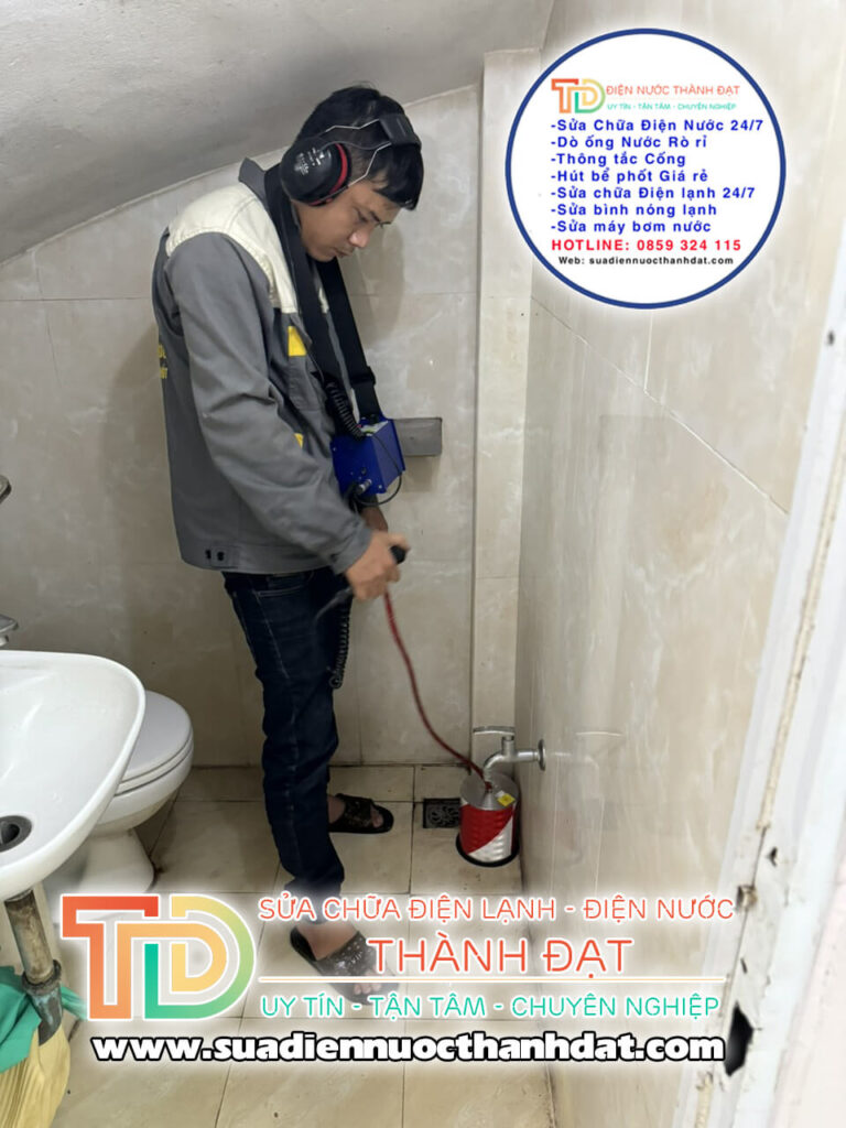 Công ty siêu âm dò tìm sửa chữa rò rỉ nước Thành Đạt
