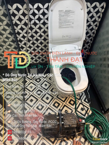 Thông tắc cống, thông bồn cầu giá rẻ ở Văn Giang, Hưng Yên