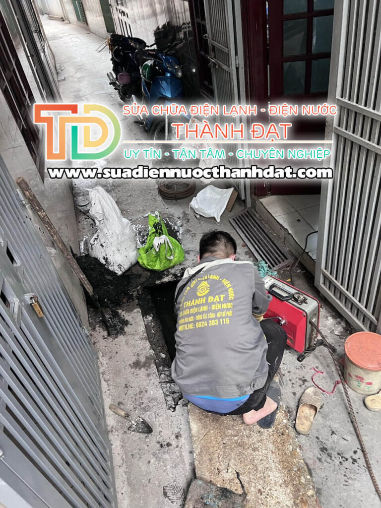 Dịch vụ thông tắc cống Thành Đạt