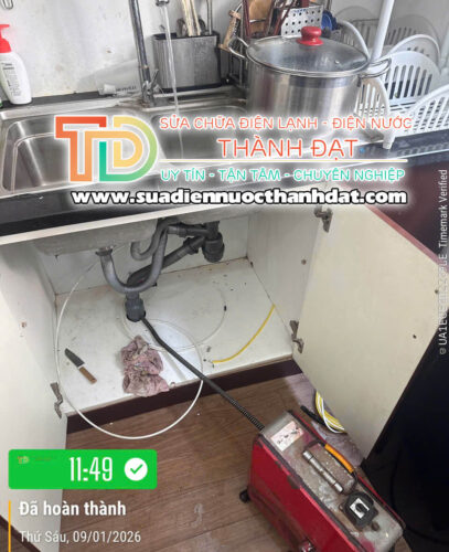 Dịch vụ thông tắc cống Thành Đạt