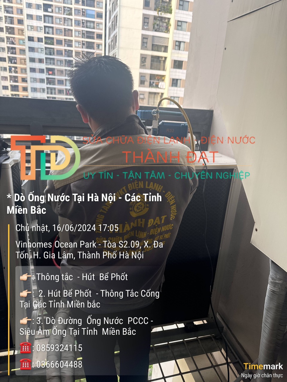 Điều Hòa Không Mát? Gọi Ngay Thợ Sửa Điều Hòa Tại Vinhomes Ocean Park Gia Lâm – 0859 324 115